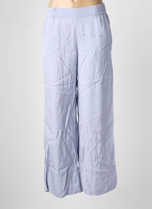 Pantalon drept talie elastică albastru ESPRIT femme
