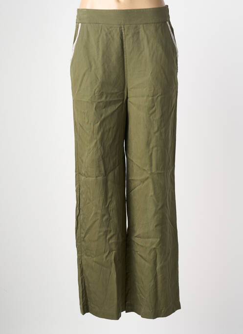 Pantalon drept talie elastică verde KOCCA femme