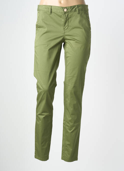 Pantalon slim buzunare verde LOLA ESPELETA femme