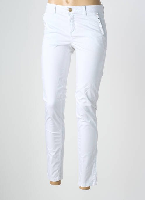 Pantalon slim buzunare alb LOLA ESPELETA femme