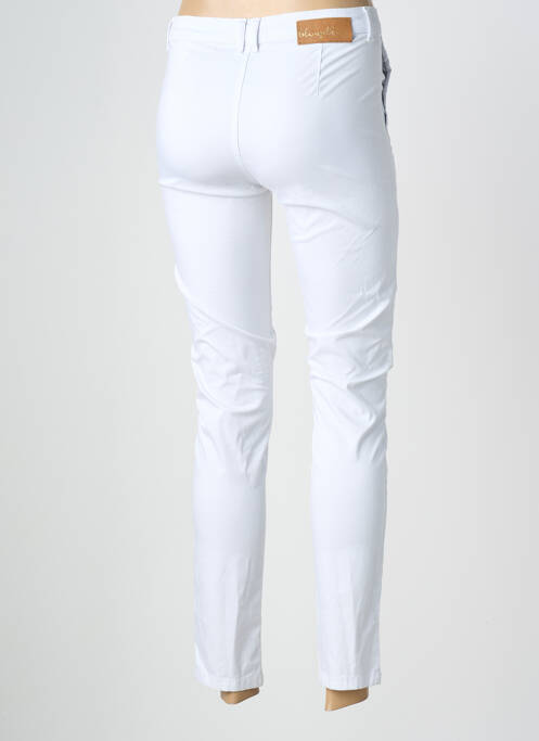 Pantalon slim buzunare alb LOLA ESPELETA femme