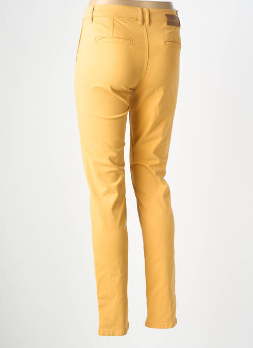 Pantalon chino țesătură poplin mărime normală galben LOLA ESPELETA femme