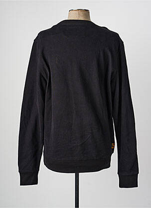 Hanorac broderie mâneci lungi negru DAYTONA bărbat