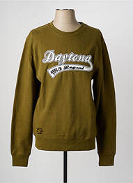 Hanorac elasticitate mâneci lungi verde DAYTONA homme