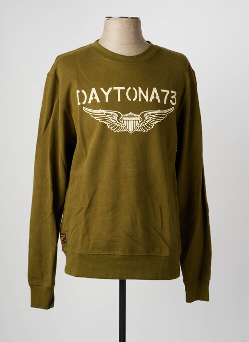 Hanorac țesătură jersey mâneci lungi verde DAYTONA homme