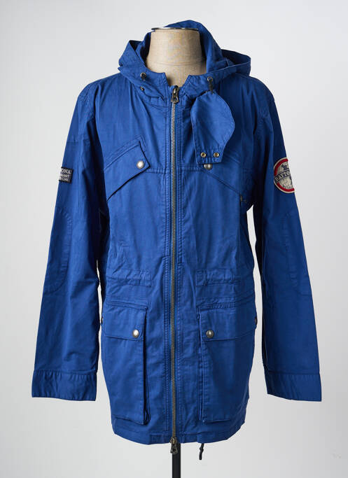 Parka mâneci lungi cu glugă albastru DAYTONA homme
