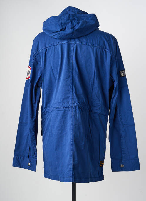 Parka mâneci lungi cu glugă albastru DAYTONA homme