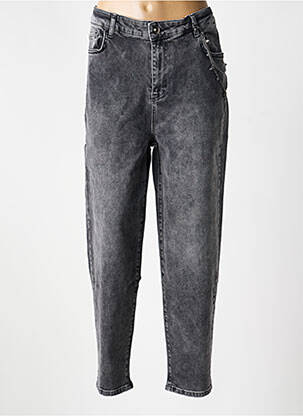 Blugi cu croială dreaptă elasticitate mărime normală gri MAT. femme
