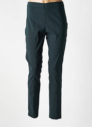 Pantalon slim țesătură poplin mărime normală verde LAUREN VIDAL femeie