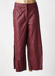 Pantalon 7/8 talie elastică mărime normală roșu MAT. femme