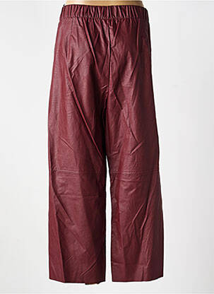 Pantalon 7/8 talie elastică mărime normală roșu MAT. femeie