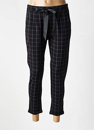 Pantalon 7/8 elasticitate negru COUTUREINE femeie