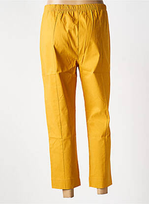 Pantalon 7/8 țesătură poplin mărime normală galben OLIVER JUNG femeie