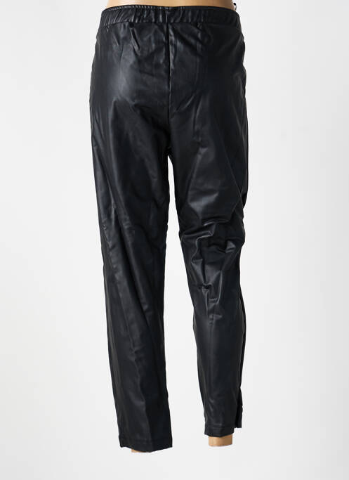 Pantalon 7/8 talie elastică mărime normală negru MAT. femme