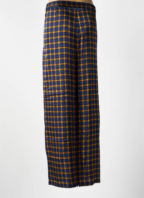 Pantalon larg croială fluidă albastru NICE THINGS femme