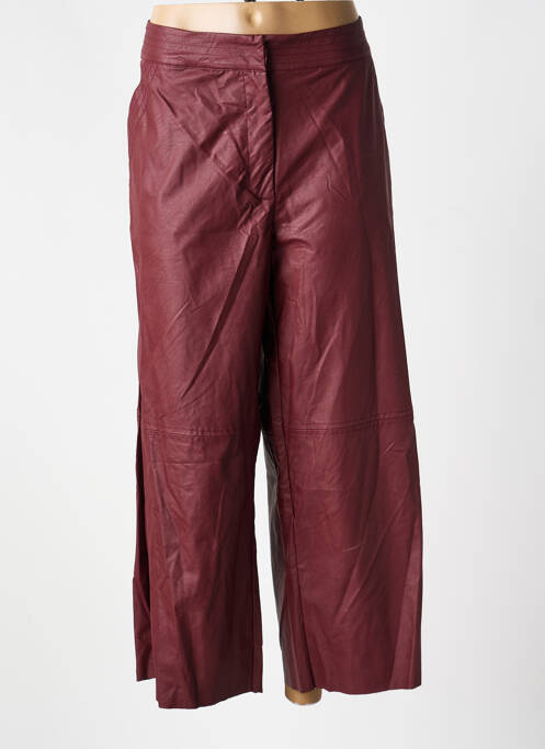 Pantalon 7/8 talie elastică mărime normală roșu MAT. femme