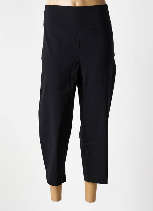 Pantalon 7/8 talie elastică mărime normală negru YESTA femme