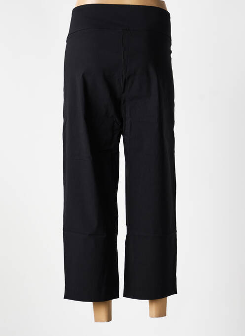 Pantalon 7/8 talie elastică mărime normală negru YESTA femme