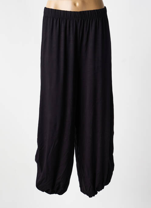 Pantalon 7/8 elasticitate mărime normală negru OLIVER JUNG femme