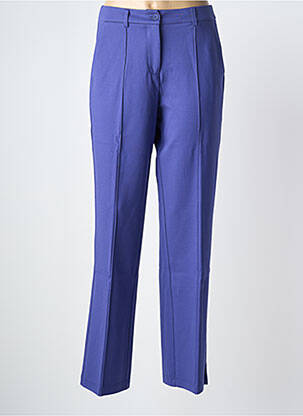Pantalon slim țesătură poplin mărime normală violet ZILCH femeie