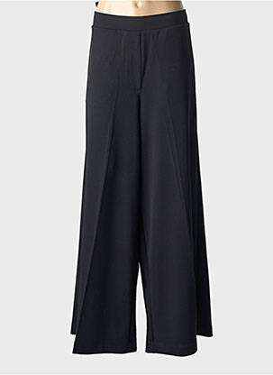 Pantalon larg țesătură crep mărime normală negru MAT. femeie