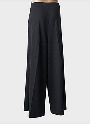 Pantalon larg țesătură crep mărime normală negru MAT. femeie