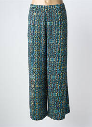Pantalon larg țesătură poplin mărime normală verde ZILCH femme
