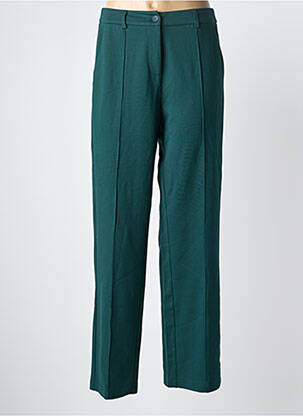Pantalon chino țesătură poplin mărime normală verde ZILCH femeie