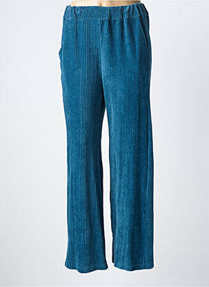 Pantalon drept elasticitate mărime normală albastru MOMENT femme