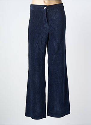 Pantalon drept elasticitate mărime normală albastru NICE THINGS femeie
