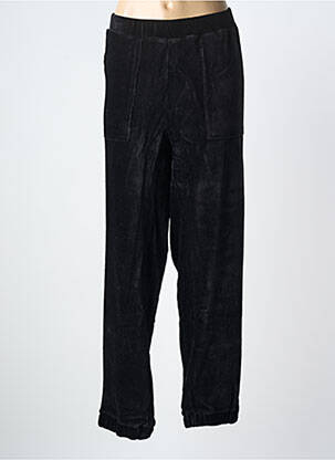 Pantalon drept elasticitate mărime normală negru YESTA femme