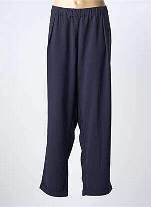 Pantalon drept elasticitate mărime normală albastru YESTA femme