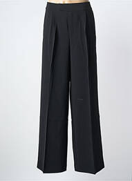 Pantalon drept țesătură poplin mărime normală negru ESQUALO femme