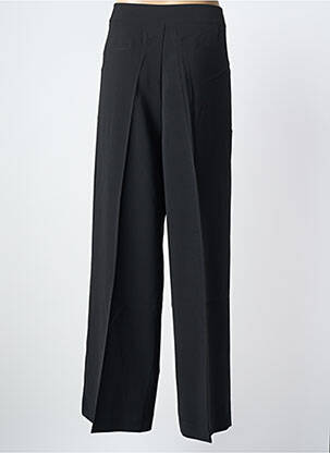 Pantalon drept țesătură poplin mărime normală negru ESQUALO femeie