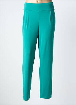 Pantalon drept elasticitate mărime normală verde AN II VITO femeie