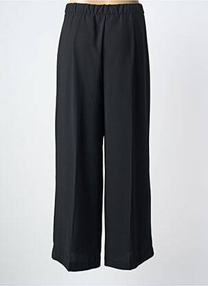 Pantalon drept talie elastică mărime normală negru MAT. femeie
