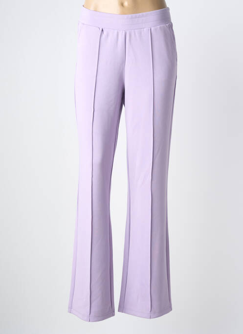 Pantalon drept elasticitate mărime normală violet ESQUALO femme