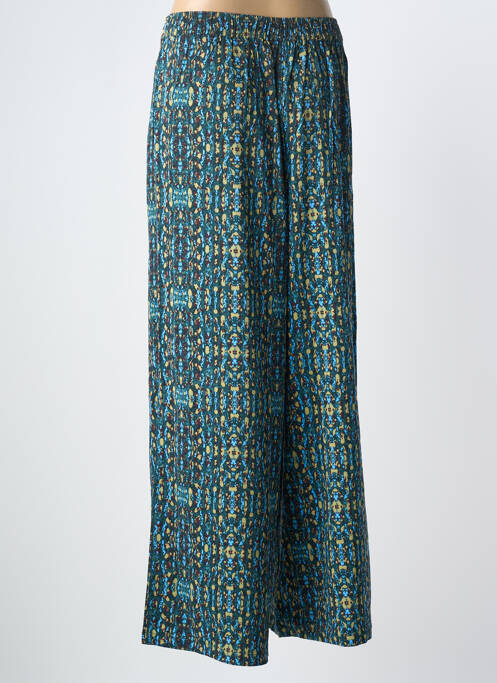 Pantalon larg țesătură poplin mărime normală verde ZILCH femme