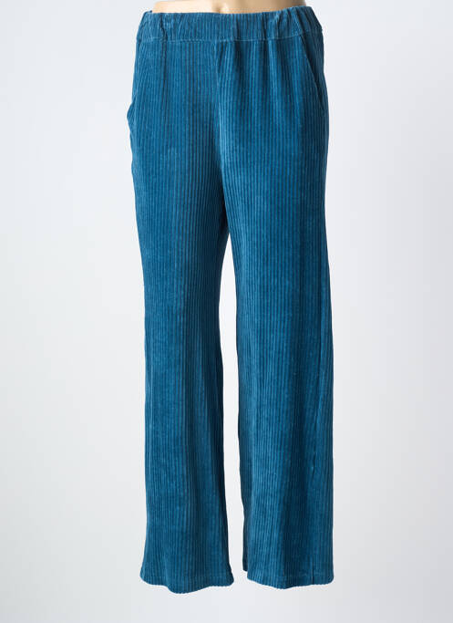 Pantalon drept elasticitate mărime normală albastru MOMENT femme