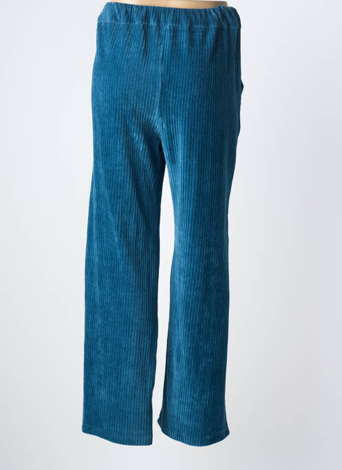 Pantalon drept elasticitate mărime normală albastru MOMENT femme