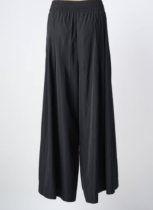 Pantalon larg croială fluidă mărime normală negru MAT. femme