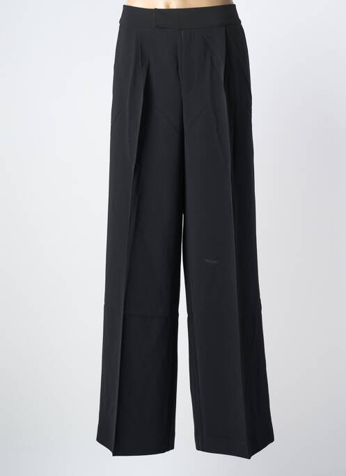 Pantalon drept țesătură poplin mărime normală negru ESQUALO femme