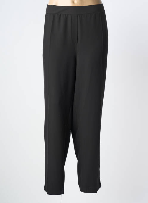 Pantalon slim talie elastică mărime normală negru XXLA FEMME femme