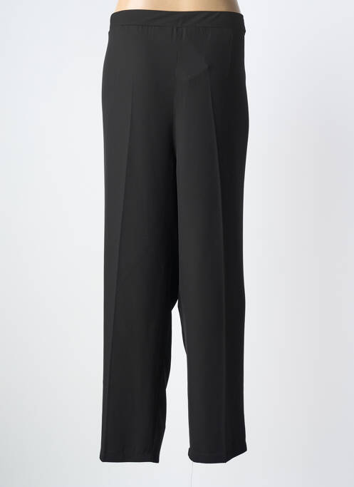 Pantalon slim talie elastică mărime normală negru XXLA FEMME femme