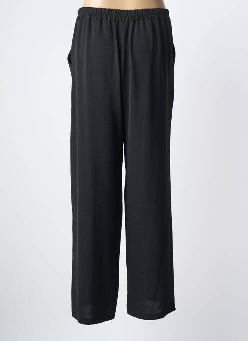Pantalon drept țesătură poplin mărime normală negru AN II VITO femme