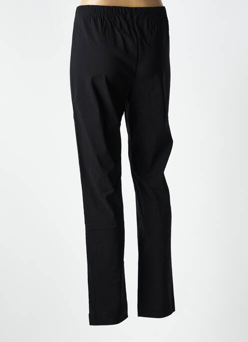 Pantalon slim talie elastică mărime normală negru OLIVER JUNG femme