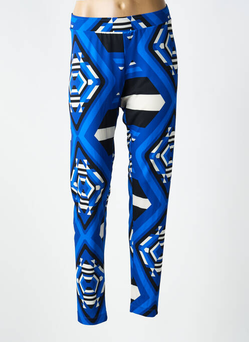 Pantalon slim talie elastică mărime normală albastru MAT. femme