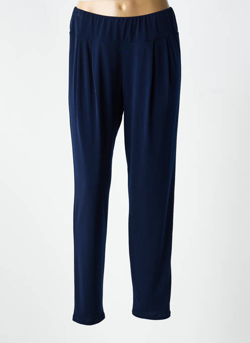Pantalon slim talie elastică mărime normală albastru AN II VITO femme