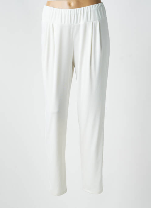 Pantalon slim talie elastică mărime normală bej AN II VITO femme