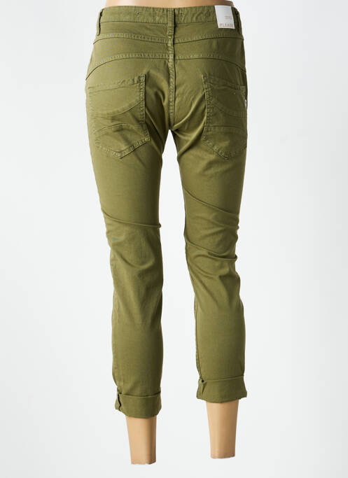 Blugi cu croială slim talie joasă talie joasă verde PLEASE femme